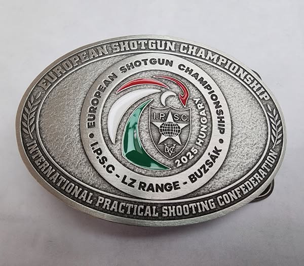 2025 European Shotgun Championship Belt Buckle – Details and Order Form